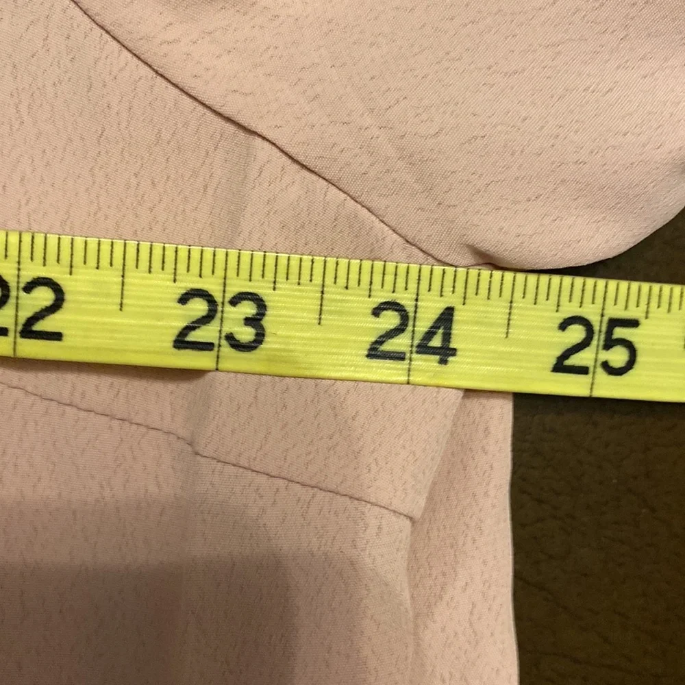 Davi & Dani blush pink ballon sleeve lace detail top New size 1XL - Picture 8 of 10